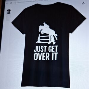 Black Equestrian Graphic T-Shirt